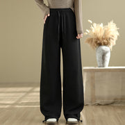 Buddha Stones Casual Rope Women's Cotton Straight-leg Pants With Pockets - Black - US8-10，UK/AU12-14，EU40-42 (2XL) - image 7