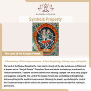 Buddha Stones Tibetan Dzi Bead The Lord of the Corpse Forest Protection Bracelet - image 8