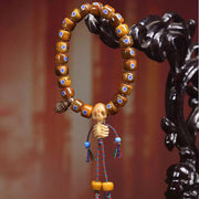 Buddha Stones Tibetan Bone Beads The Lord Of The Corpse Forest Keep Away Evil Spirits Bracelet - image 7