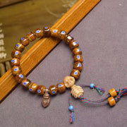 Buddha Stones Tibetan Bone Beads The Lord Of The Corpse Forest Keep Away Evil Spirits Bracelet - Skull Body(Wrist Circumference: 16-17cm) - image 5