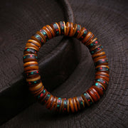 Buddha Stones Tibet Bone Beads The Lord Of The Corpse Forest Reminders of Our Impermanence Bracelet - image 10