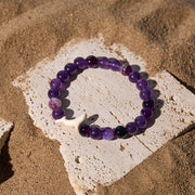 Buddha Stones Natural Stone Dolphin Crackle Agate Tourmaline Courage Bracelet - image 9