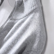 Buddha Stones Plain Zipper Ribbed Bottom Hem Design Men's Long Sleeve Cotton Jacket - image 4