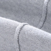 Buddha Stones Plain Zipper Ribbed Bottom Hem Design Men's Long Sleeve Cotton Jacket - image 8