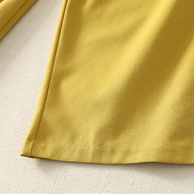 Buddha Stones Embroidery Pattern Polyester Women's Wide Leg Pants With Pockets - image 13