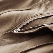 Buddha Stones Casual Solid Color Rope Women's Cotton Pants With Pockets - image 5