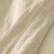 Buddha Stones Casual Plain Rope Women's Cotton Pants With Pockets - image 4