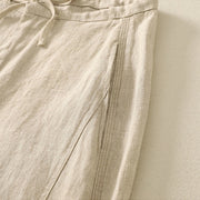Buddha Stones Casual Plain Rope Women's Cotton Pants With Pockets - image 2