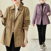 Buddha Stones Women's Long Sleeve Button Cotton Jacket - image 19