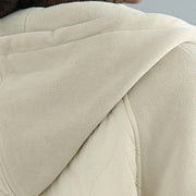 Buddha Stones Women's Long Sleevethickened Warm Hood Cotton Jacket With Pockets - image 6