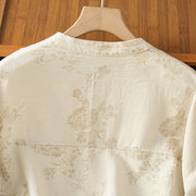 Buddha Stones Casual Printed Pattern Women's Long Sleeve Polyester Shirt - image 13