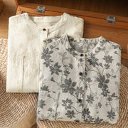 Buddha Stones Casual Printed Pattern Women's Long Sleeve Polyester Shirt - image 22
