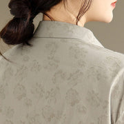 Buddha Stones Casual Embroidered Florals Women's Long Sleeve Polyester Shirt - image 5