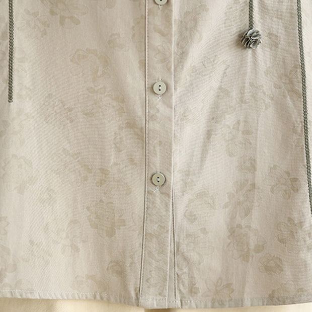 Buddha Stones Casual Embroidered Florals Women's Long Sleeve Polyester Shirt - image 19