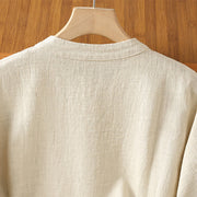 Buddha Stones Casual Frog-button Women's Long Sleeve Cotton Polyester Shirt - image 7