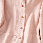 Buddha Stones Casual Frog-button Women's Long Sleeve Cotton Polyester Shirt - image 11