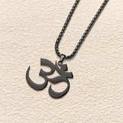 FREE Today: Focus and Connection Om Symbol Mantra Stainless Steel Necklace Pendant - image 18