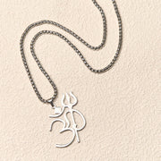 FREE Today: Mindfulness Connection Trident OM Symbol Stainless Steel Necklace Pendant - image 10