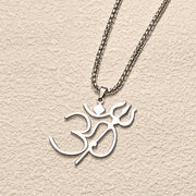FREE Today: Mindfulness Connection Trident OM Symbol Stainless Steel Necklace Pendant - image 9