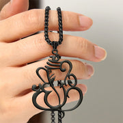 Buddha Stones Ganesh Elephant Stainless Steel Protection Necklace Pendant - image 15