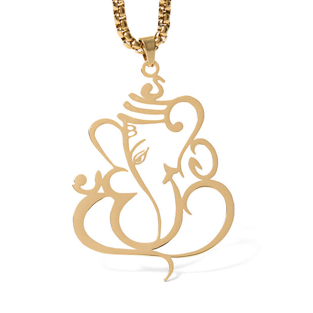 FREE Today: Protection and Reflection Ganesh Elephant Stainless Steel Necklace Pendant - image 5