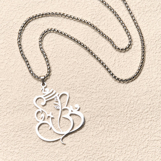 FREE Today: Protection and Reflection Ganesh Elephant Stainless Steel Necklace Pendant - image 9