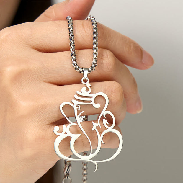 FREE Today: Protection and Reflection Ganesh Elephant Stainless Steel Necklace Pendant - image 11