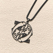 FREE Today: Luck and Wealth Koi Fish Hollow Design Stainless Steel Necklace Pendant - image 15