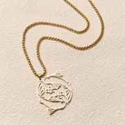 FREE Today: Luck and Wealth Koi Fish Hollow Design Stainless Steel Necklace Pendant - image 10
