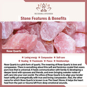 Buddha Stones Amethyst Rose Quartz Strawberry Quartz Good Luck Charm Bracelet - image 18