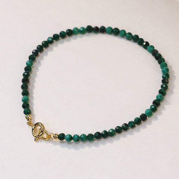 FREE Today: Anti-anxiety and Protection 3mm Natural Malachite Ultra-thin Beads Bracelet - image 2