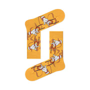 Buddha Stones Casual Sacred Buddha Hand Holding Red Rope Micro Crew Women's Socks - Gold - S(US 4.5-8.5，EU 35-39，UK/AU 2.5-6，AISA 22.5-25cm) - image 0