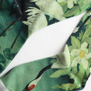 Buddha Stones Casual White Crane Floral Lotus Leaf Koi Fish Cotton Quarter Women's Socks - image 2