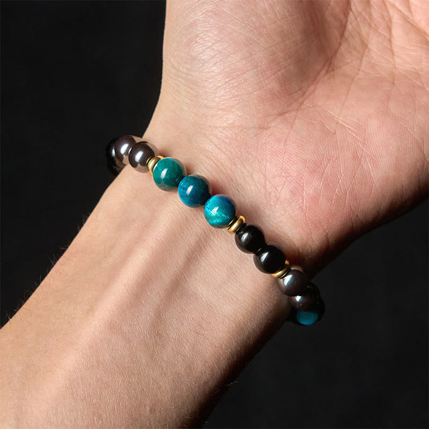 FREE Today: Positive and Protection Natural Blue Tiger Eye Beads Bracelet - image 4