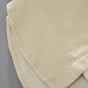 Buddha Stones Men's Solid Color Buttons Design Long Sleeve Pure Cotton Corduroy Shirt - image 13