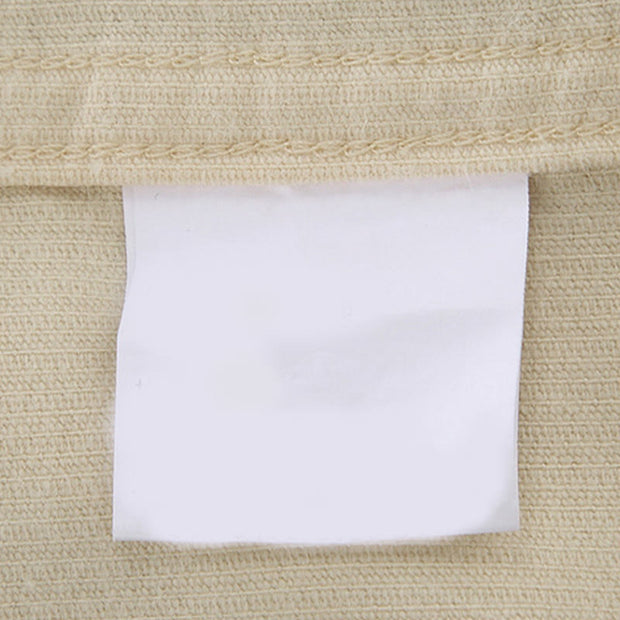 Buddha Stones Men's Solid Color Buttons Design Long Sleeve Pure Cotton Corduroy Shirt - image 15
