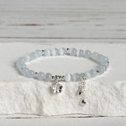 FREE Today: Peace and Love Natural Cat's Eye Cherry Blossom Bracelet - image 2