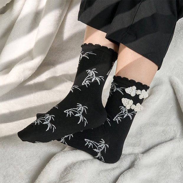 Buddha Stones "A New Beginning" Bamboo Micro Crew Women's Socks Includes Gift Message Card - image 10