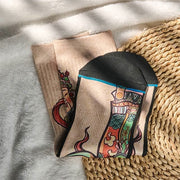 Buddha Stones Casual God Of Wealth Ruyi Handle Micro Crew Men Women Unisex Socks - image 4