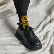 Buddha Stones Casual 5 Pairs of Golden Dragon Quarter Women's Socks - image 5