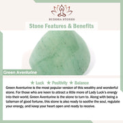 Buddha Stones Citrine Green Aventurine Pyrite Success Rope Card Bracelet - image 4