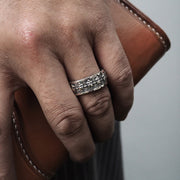 Buddha Stones The Lord Of The Corpse Forest Copper Skull New Beginning Ring - image 4