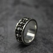 Buddha Stones The Lord Of The Corpse Forest Copper Skull New Beginning Ring - image 1