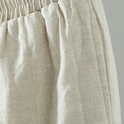 Buddha Stones Embroidered Frog Button Cotton Padded Women's Wide Leg Pants With Pockets - image 15