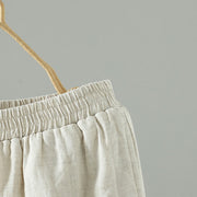Buddha Stones Embroidered Frog Button Cotton Padded Women's Wide Leg Pants With Pockets - image 9
