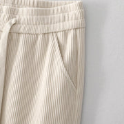 Buddha Stones Casualcorduroy Cotton-padded Women's Cotton Pants With Pockets - image 2