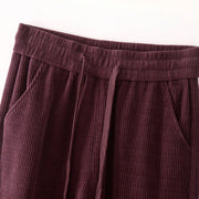 Buddha Stones Casualcorduroy Cotton-padded Women's Cotton Pants With Pockets - image 14