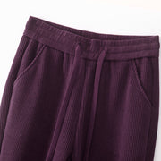 Buddha Stones Casualcorduroy Cotton-padded Women's Cotton Pants With Pockets - image 31