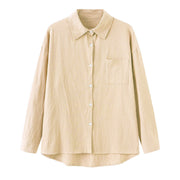 Buddha Stones 2Pcs Long Sleeve Shirt Top With Pockets Drawstring Pants Meditation Cotton Clothing Women's Set - image 14