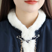 Buddha Stones Women's Long Sleeve Thickened Cotton-padded Cotton Jacket With Pockets - image 6